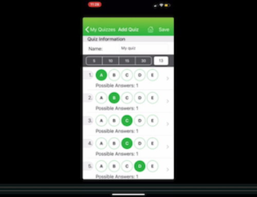 How to make your first quiz … and scan it … using Quick Key Mobile for iOS / Apple Devices